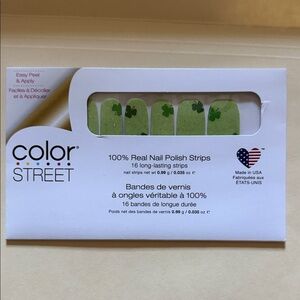 Color Street Lucky Clover Nail Strips